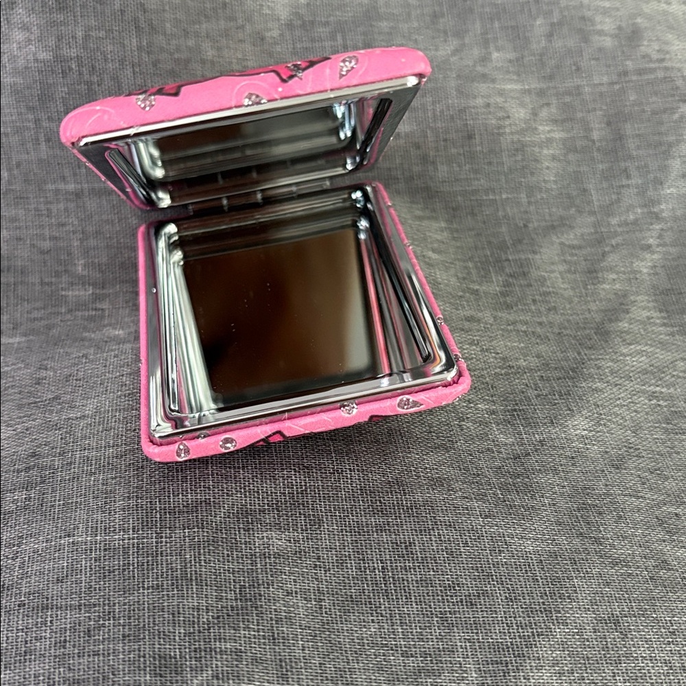Pink and Black Cartoon Kuromi Mirror - Picture 2 of 3